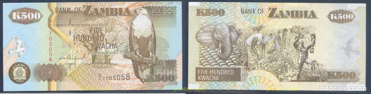 Billets internationaux: 4320 ZAMBIA 1992 ZAMBIA 500 KWACHA 1992