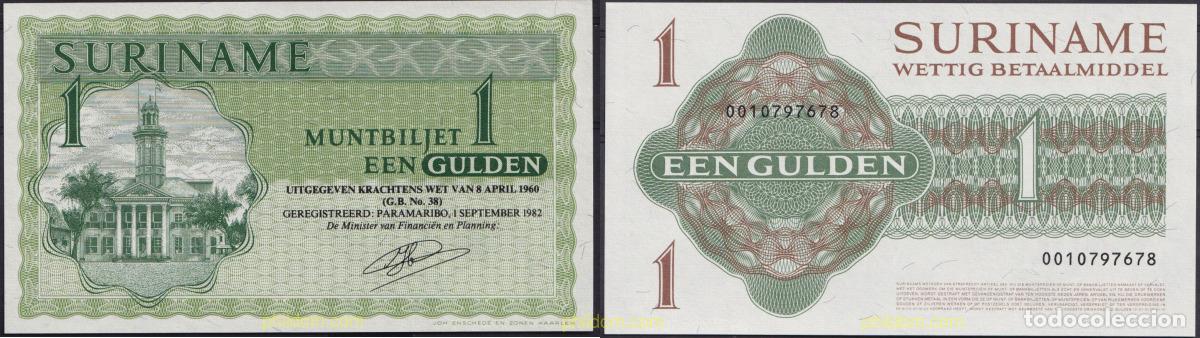 Notas Internacionais: 4938 SURINAM 1960 SURINAME 1 GULDEN 1960