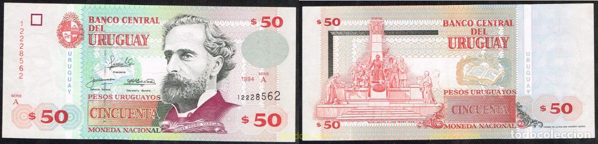 Internationale Banknoten: 5574 URUGUAY 1994 URUGUAY 50 PESOS 1994