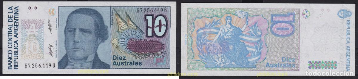 International Banknotes: 6855 ARGENTINA 1985 ARGENTINA 1985 10 PESOS