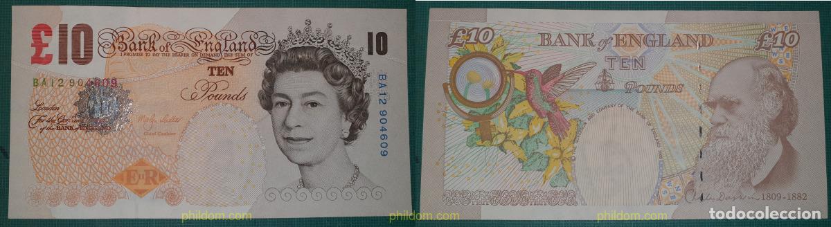 Banconote internazionali: 7931 GRAN BRETA&Ntilde;A 1999 GREAT BRITAIN UK ENGLAND 1999 2000 BANKNOTES 10 POUNDS