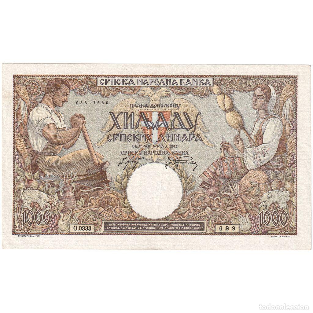 Billetes extranjeros: [#1515179] Serbia, 1000 Dinara, 1942-05-01, SC