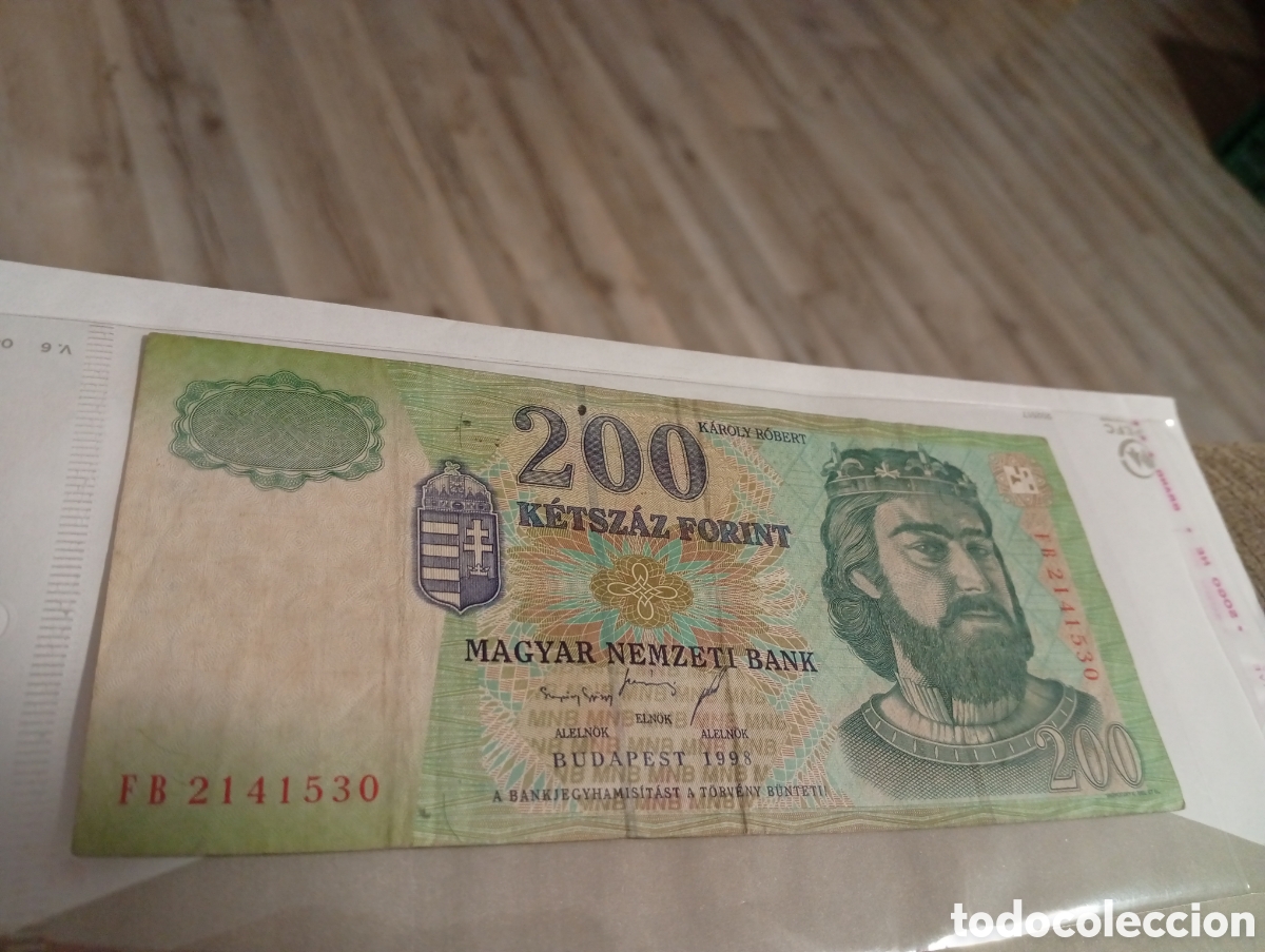 Billetes extranjeros: Billete Hungr&iacute;a buen estado
