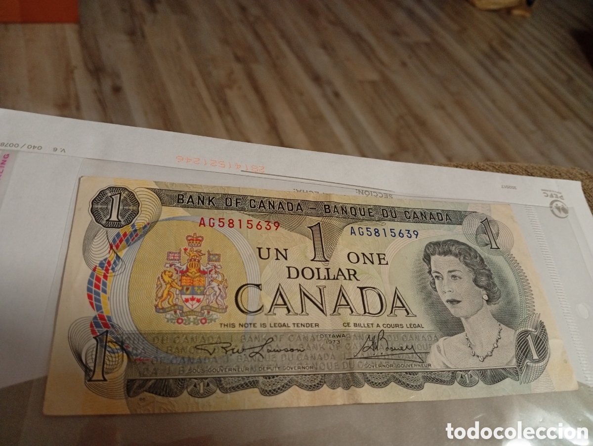 Billetes extranjeros: Billete Canad&aacute; buen estado
