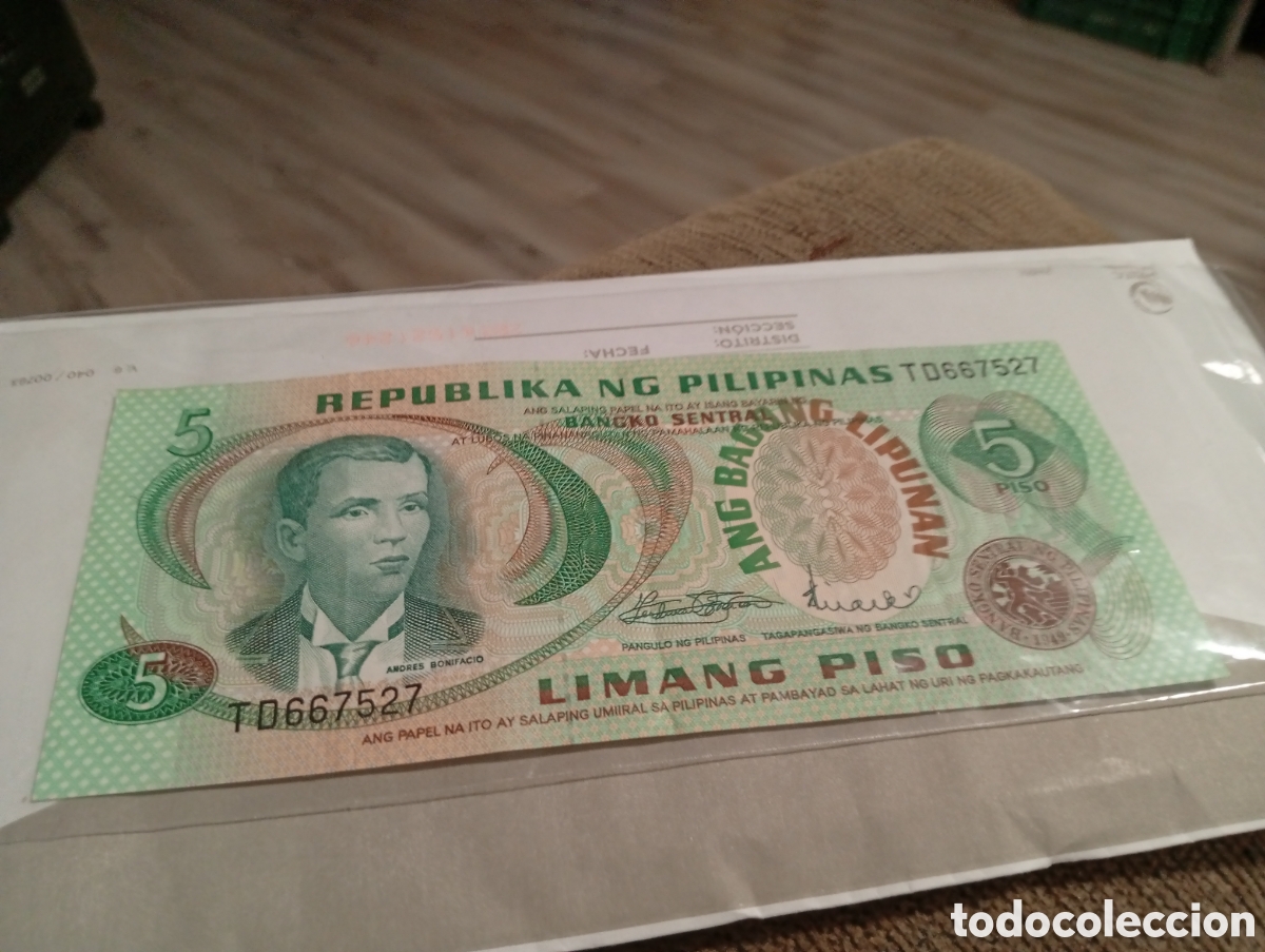 Billetes extranjeros: Billete filipinas buen estado