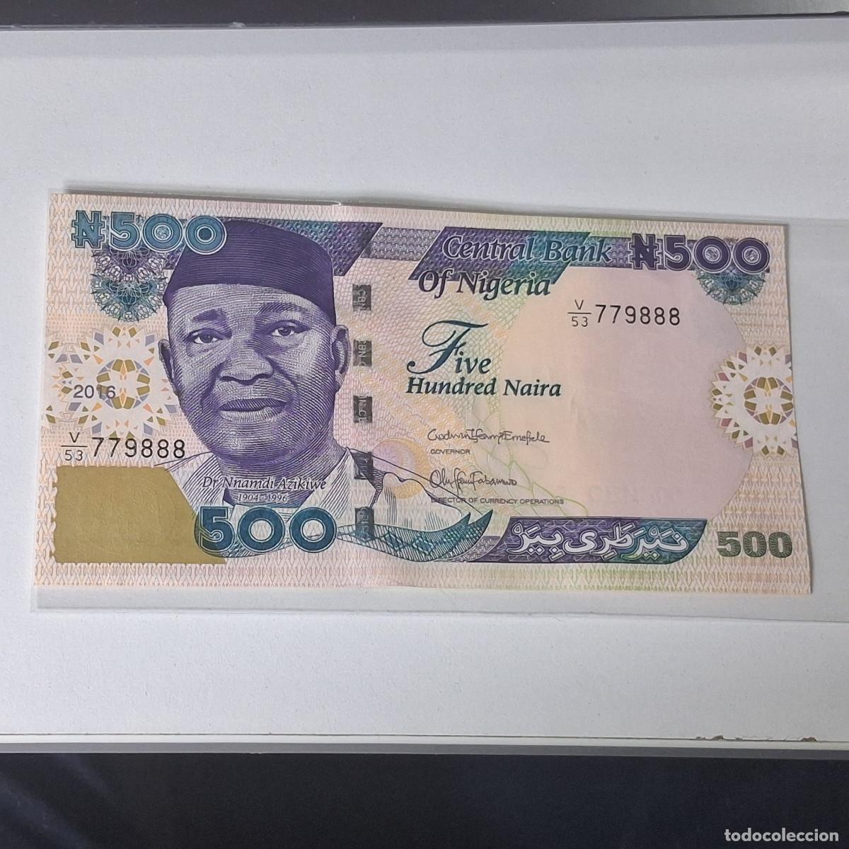Billetes extranjeros: BILLETE NIGERIA 500 NAIRA FIVE HUNDRED 2016 779888