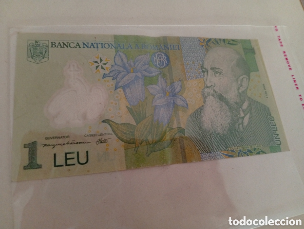 Billetes extranjeros: Billete Ruman&iacute;a buen estado