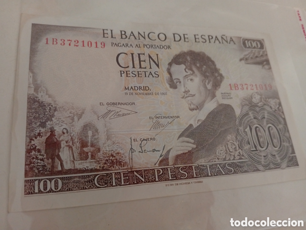 Billets internationaux: Billete espa&ntilde;ol buen estado