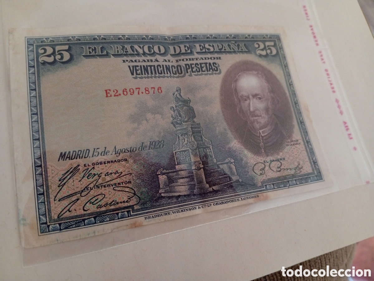 Billetes extranjeros: Billete espa&ntilde;ol buen estado