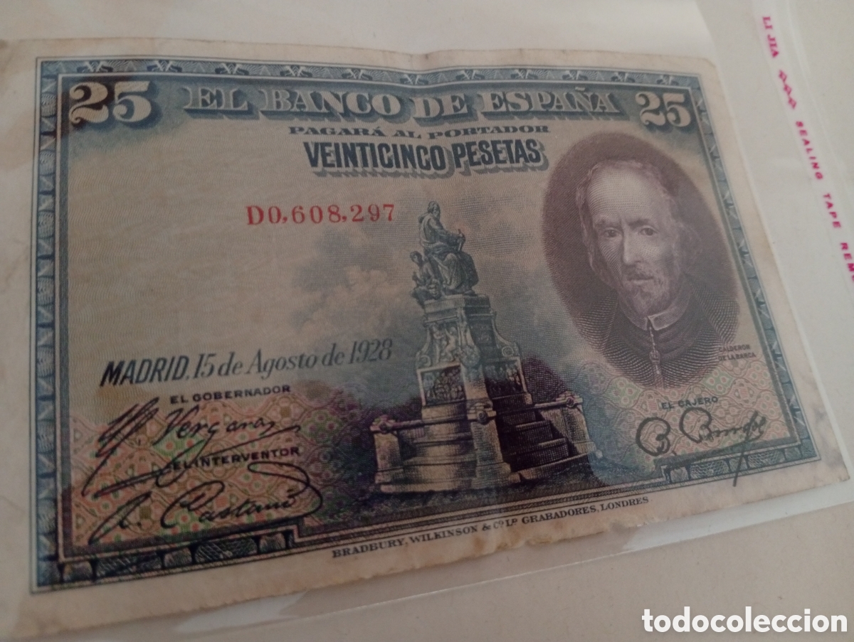 Billetes extranjeros: Billete espa&ntilde;ol buen estado