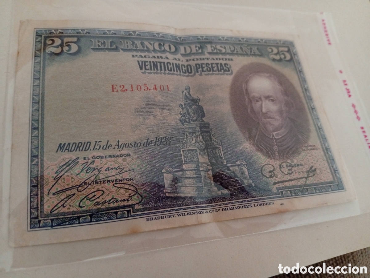 Billetes extranjeros: Billete espa&ntilde;ol buen estado