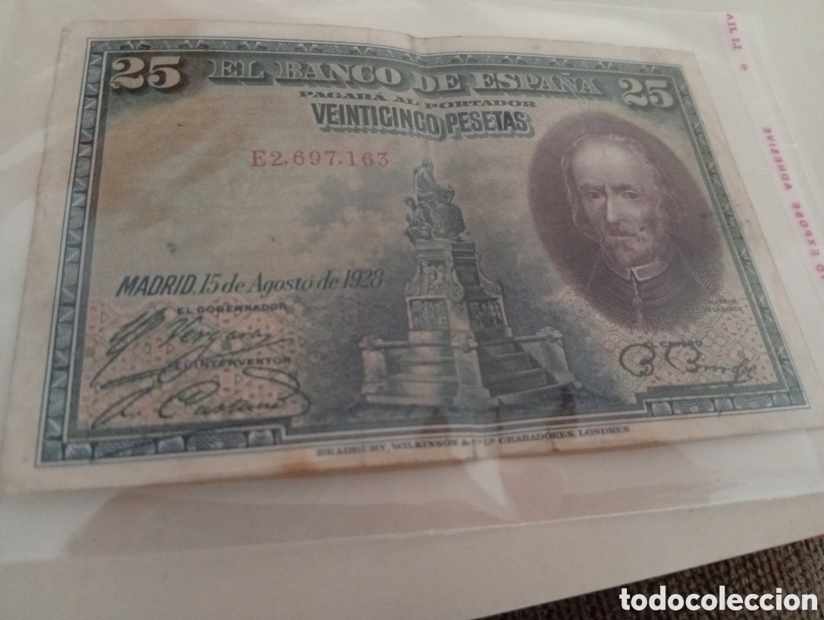 Billetes extranjeros: Billete espa&ntilde;ol buen estado