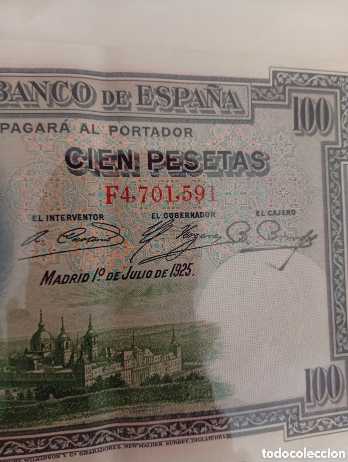 Billetes extranjeros: Billete espa&ntilde;ol buen estado