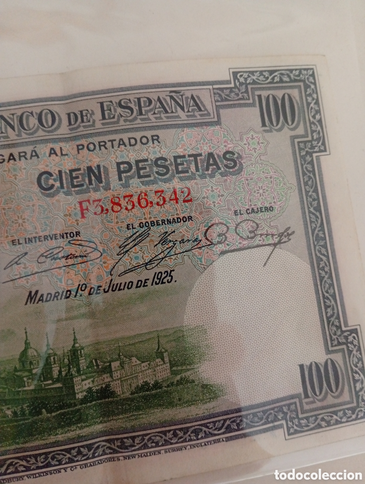 Billetes extranjeros: Billete espa&ntilde;ol buen estado