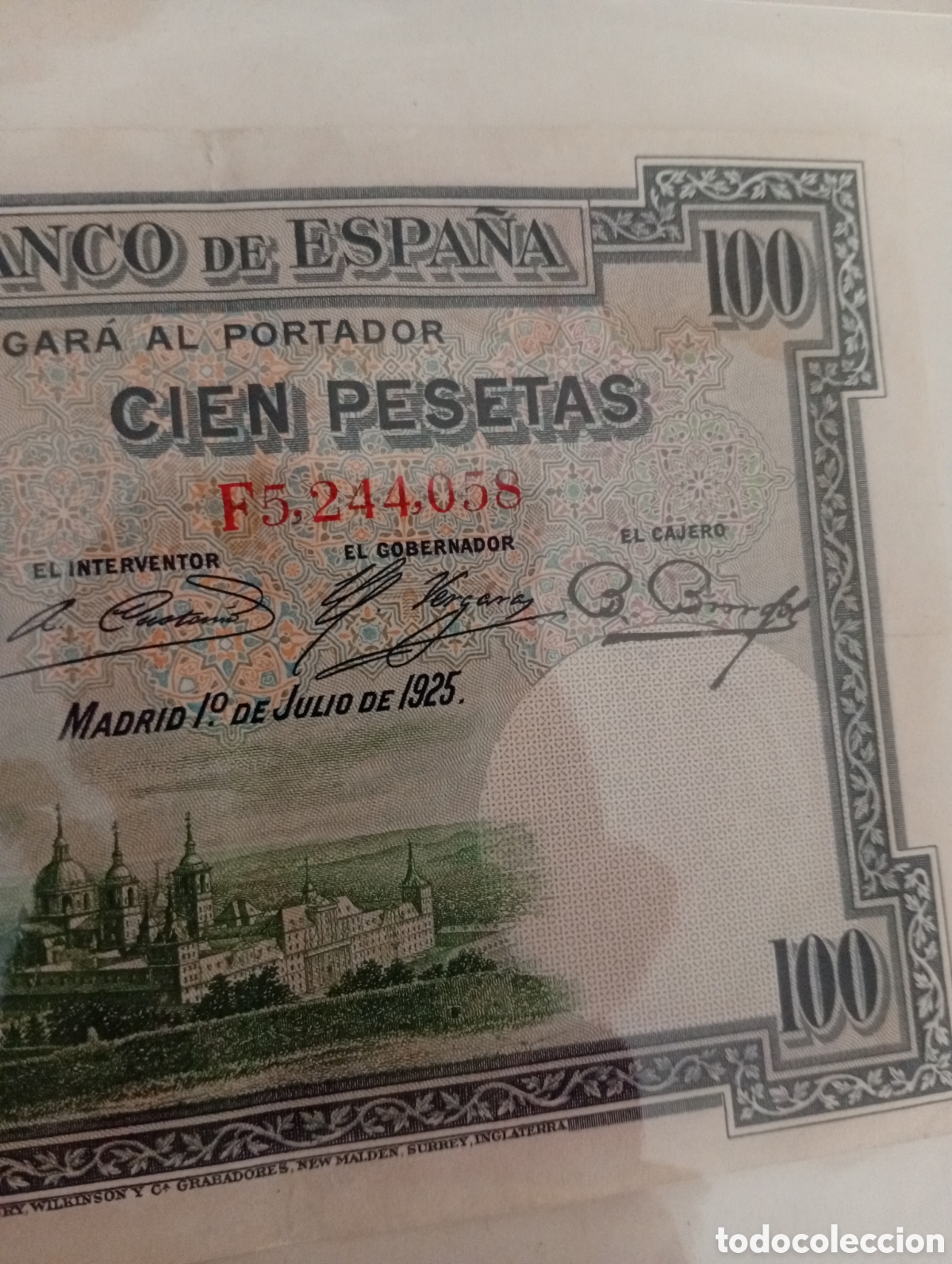 Billetes extranjeros: Billete espa&ntilde;ol buen estado