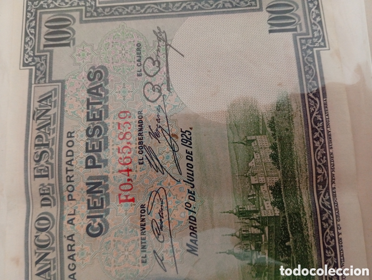 Billetes extranjeros: Billete espa&ntilde;ol buen estado