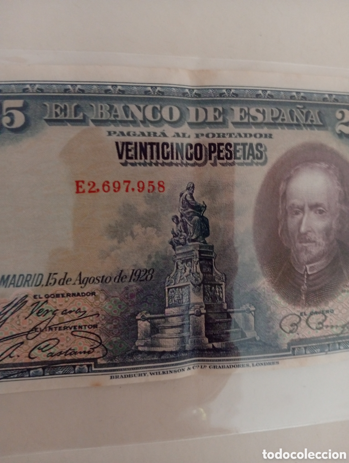 Billetes extranjeros: Billete espa&ntilde;ol buen estado
