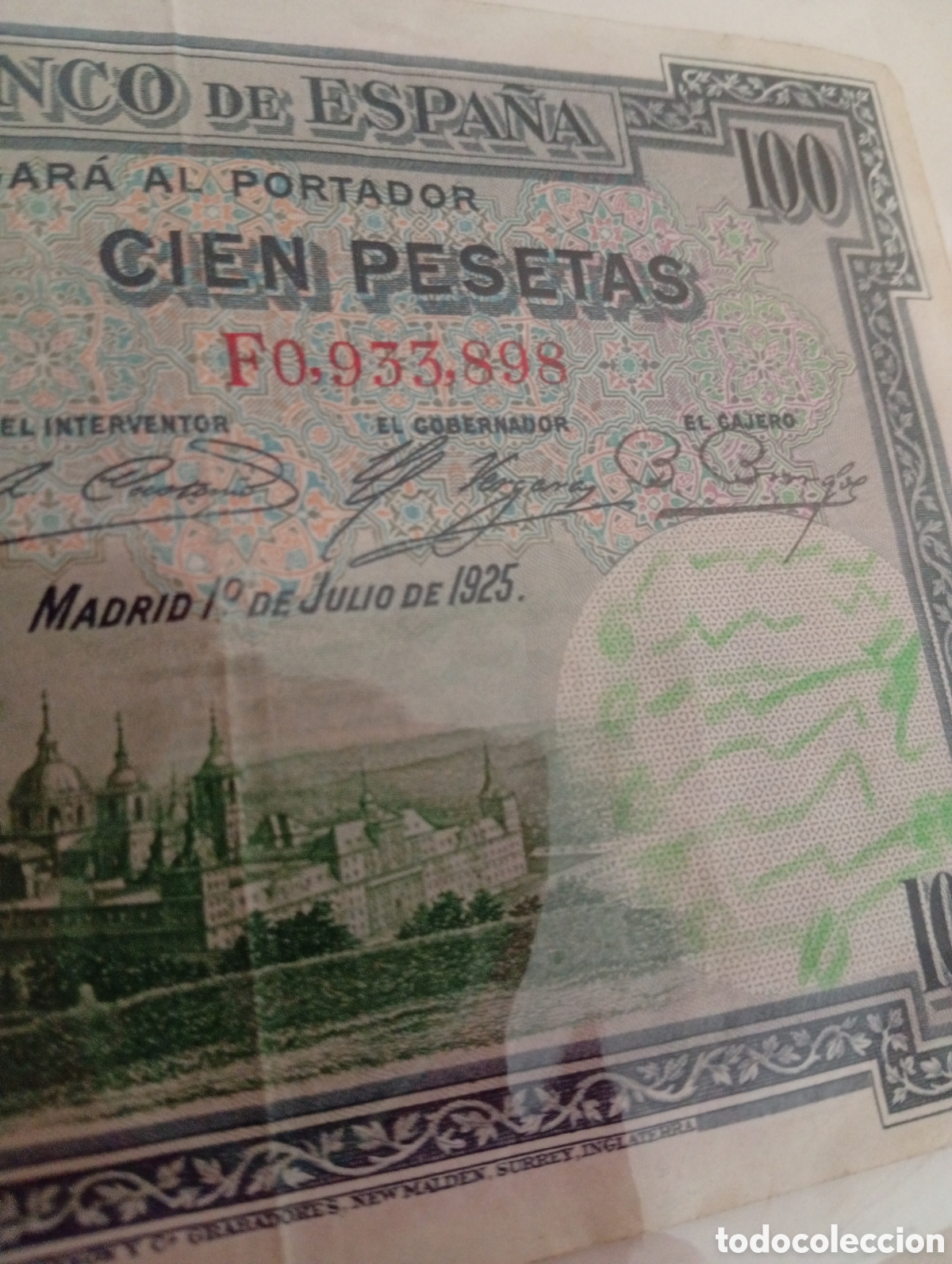 Billetes extranjeros: Billete espa&ntilde;ol buen estado
