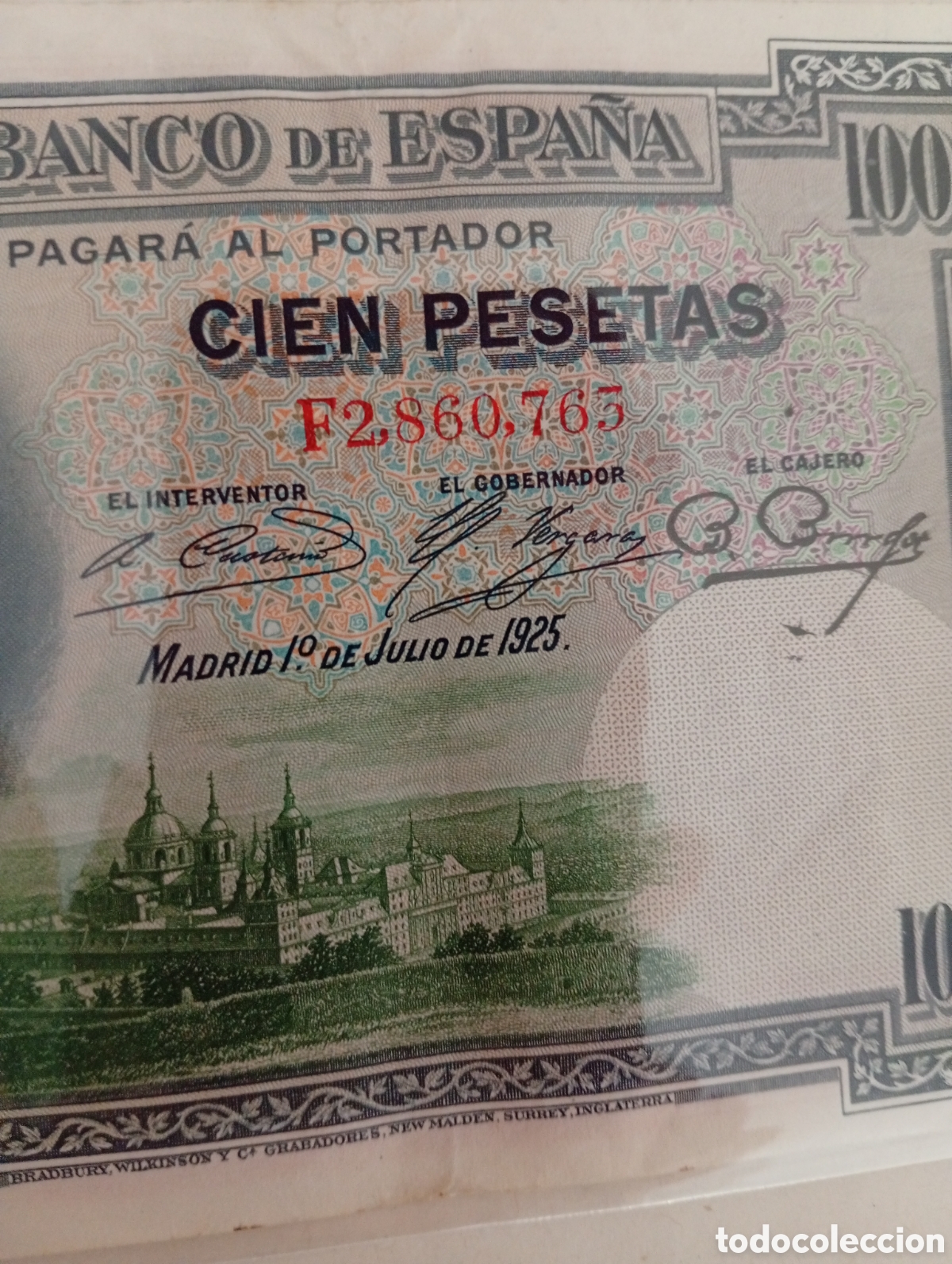 Billetes extranjeros: Billete espa&ntilde;ol buen estado