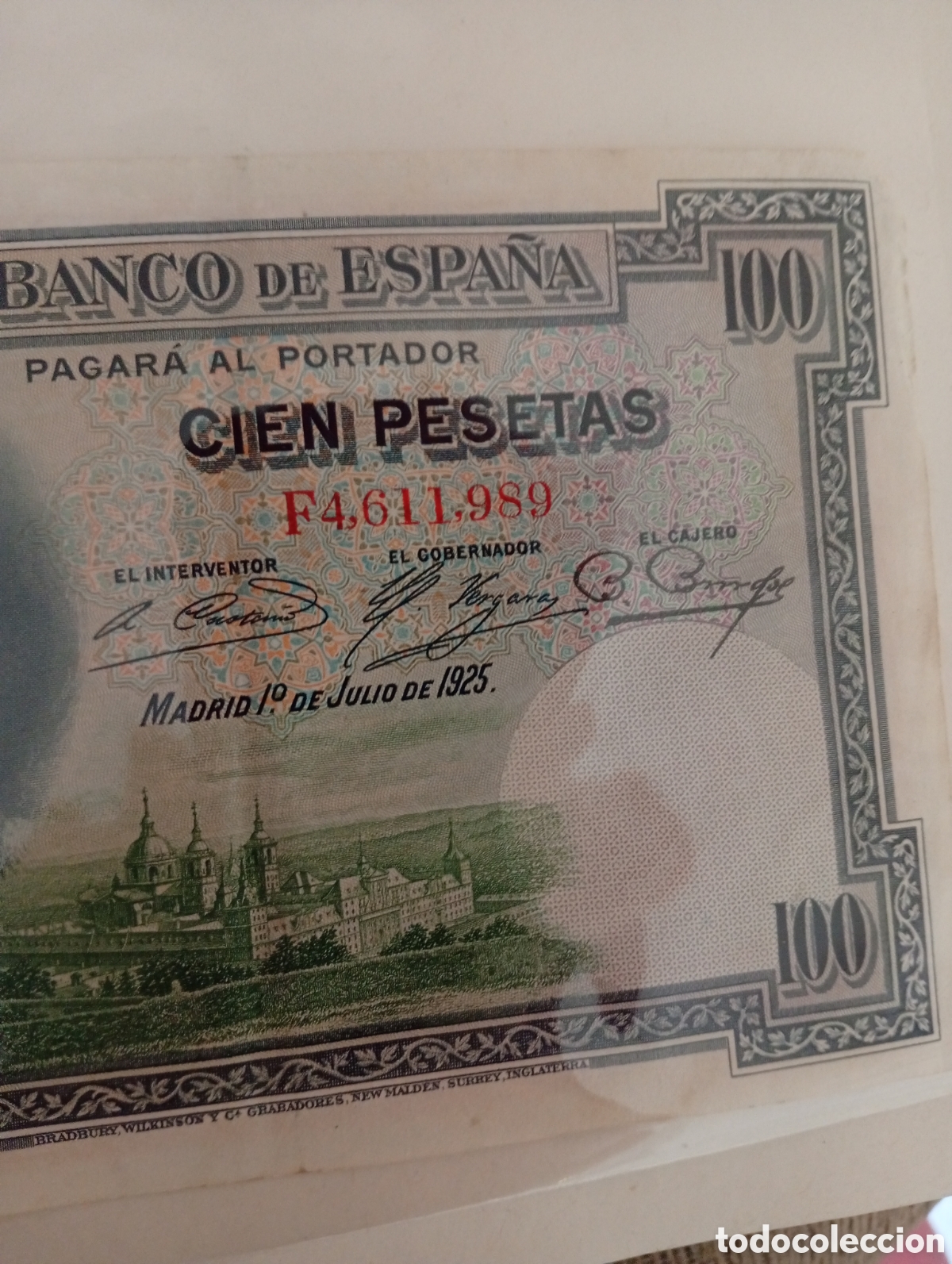 Billetes extranjeros: Billete espa&ntilde;ol buen estado