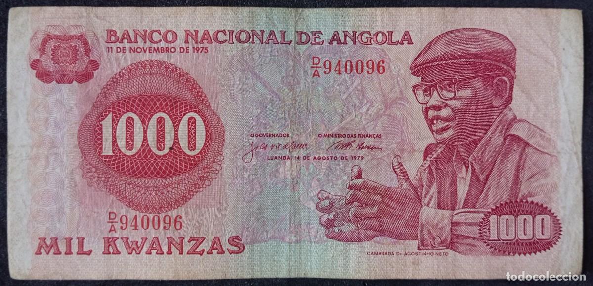 Billetes extranjeros: Angola 500 kwanzas 1979 pick 116 (MBC)