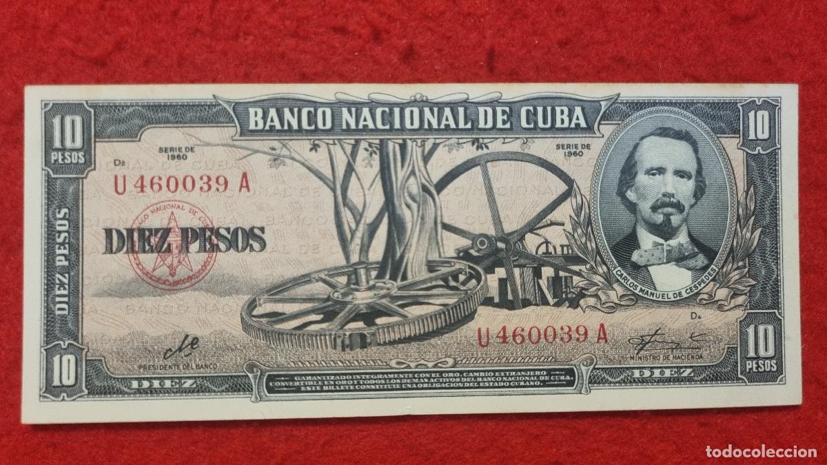 Billetes extranjeros: Q9 BILLETE 10 PESOS CUBA 1960 MBC+ FIRMA CHE GUEVARA ORIGINAL T039