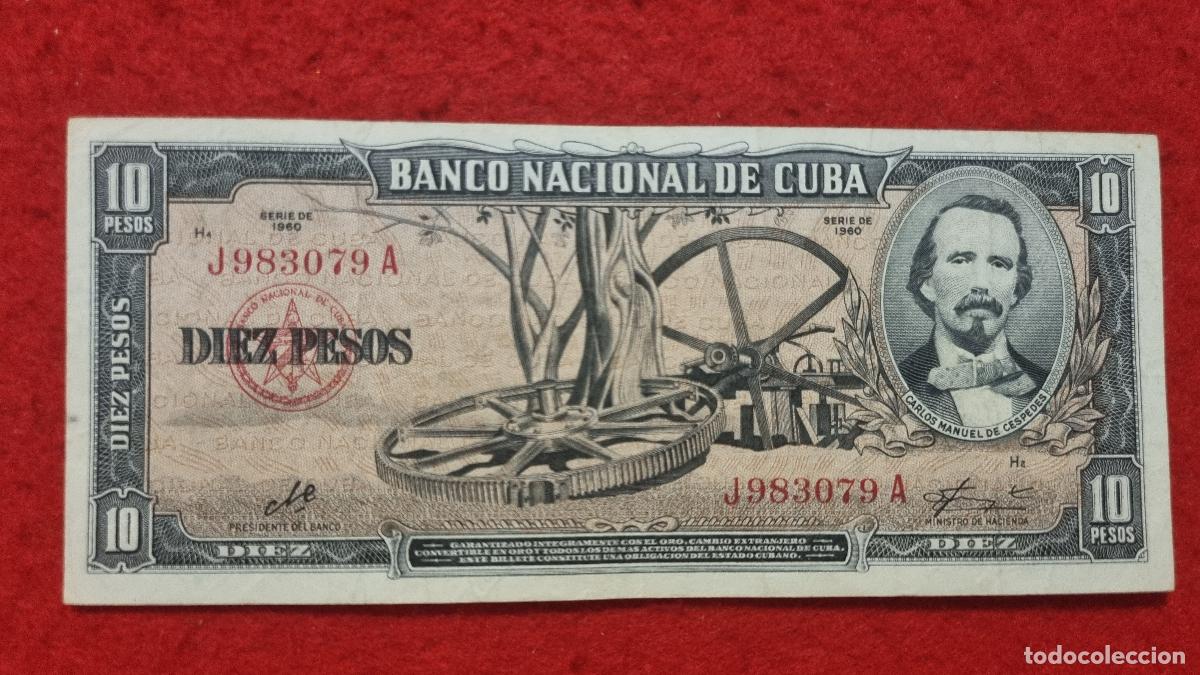 Billetes extranjeros: Q9 BILLETE 10 PESOS CUBA 1960 MBC+ FIRMA CHE GUEVARA ORIGINAL T079