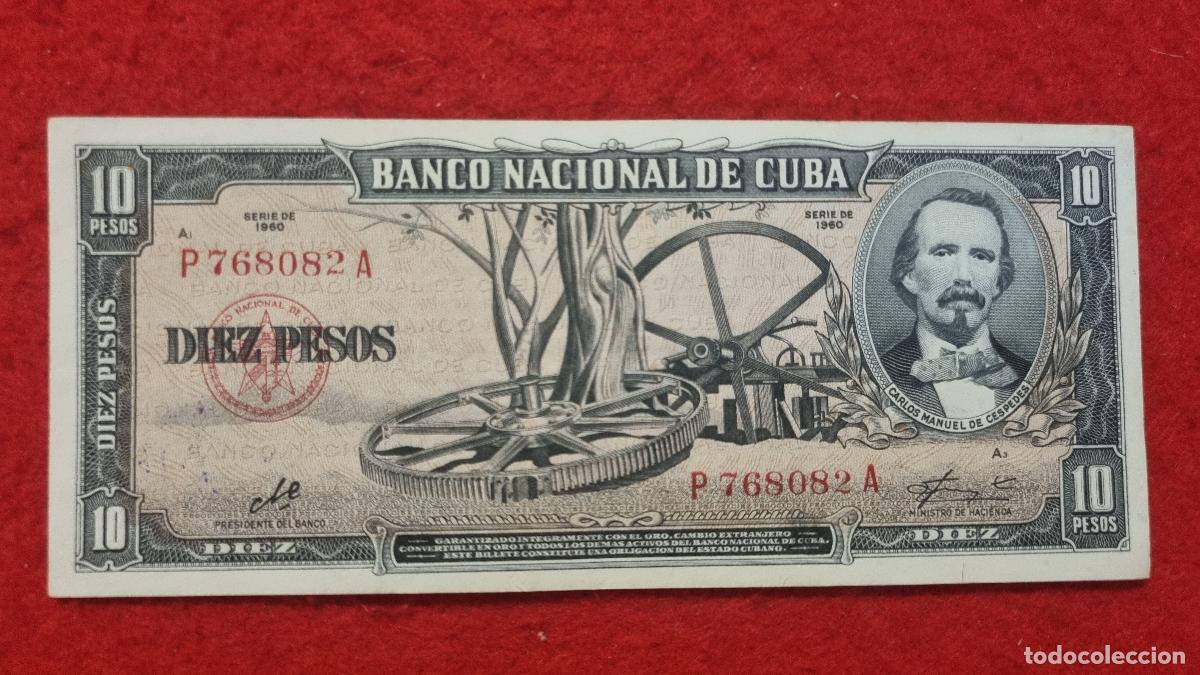 Billetes extranjeros: Q9 BILLETE 10 PESOS CUBA 1960 MBC+ FIRMA CHE GUEVARA ORIGINAL T082