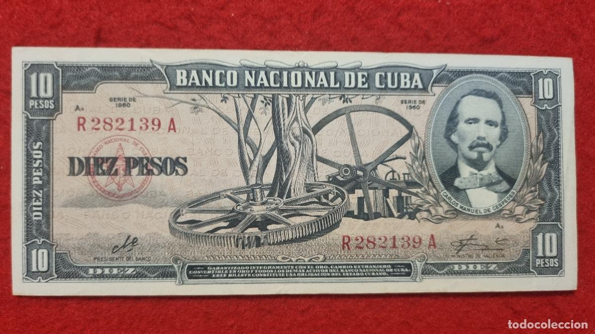 Billetes extranjeros: Q9 BILLETE 10 PESOS CUBA 1960 MBC+ FIRMA CHE GUEVARA ORIGINAL T139