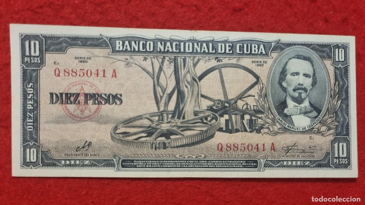 Billetes extranjeros: Q9 BILLETE 10 PESOS CUBA 1960 MBC+ FIRMA CHE GUEVARA ORIGINAL T041