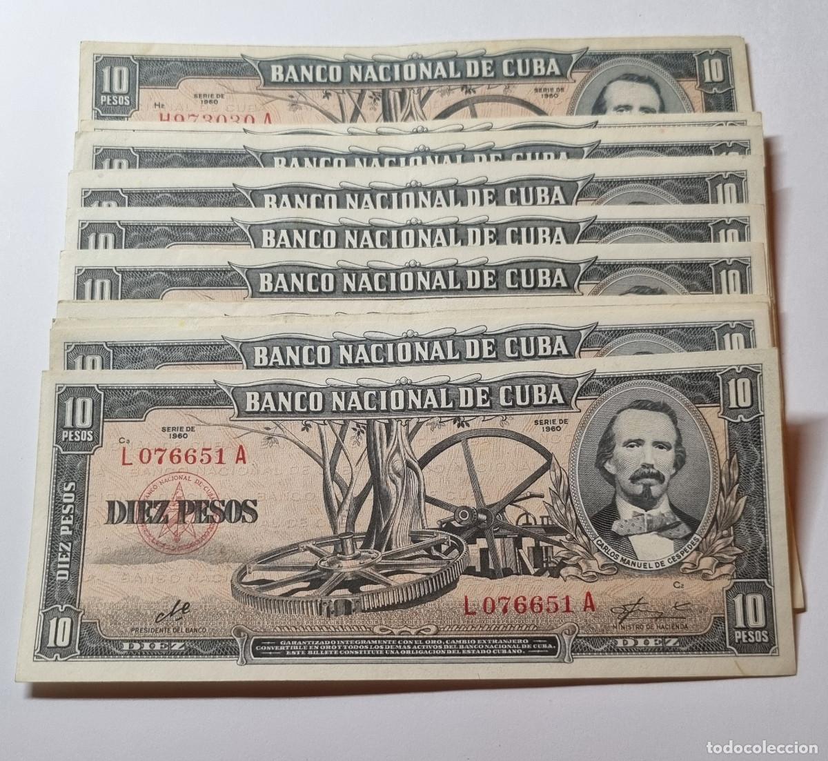 Billetes extranjeros: 29 BILLETES BANCO NACIONAL DE CUBA 10 PESOS 1960. CHE GUEVARA (EBC++)