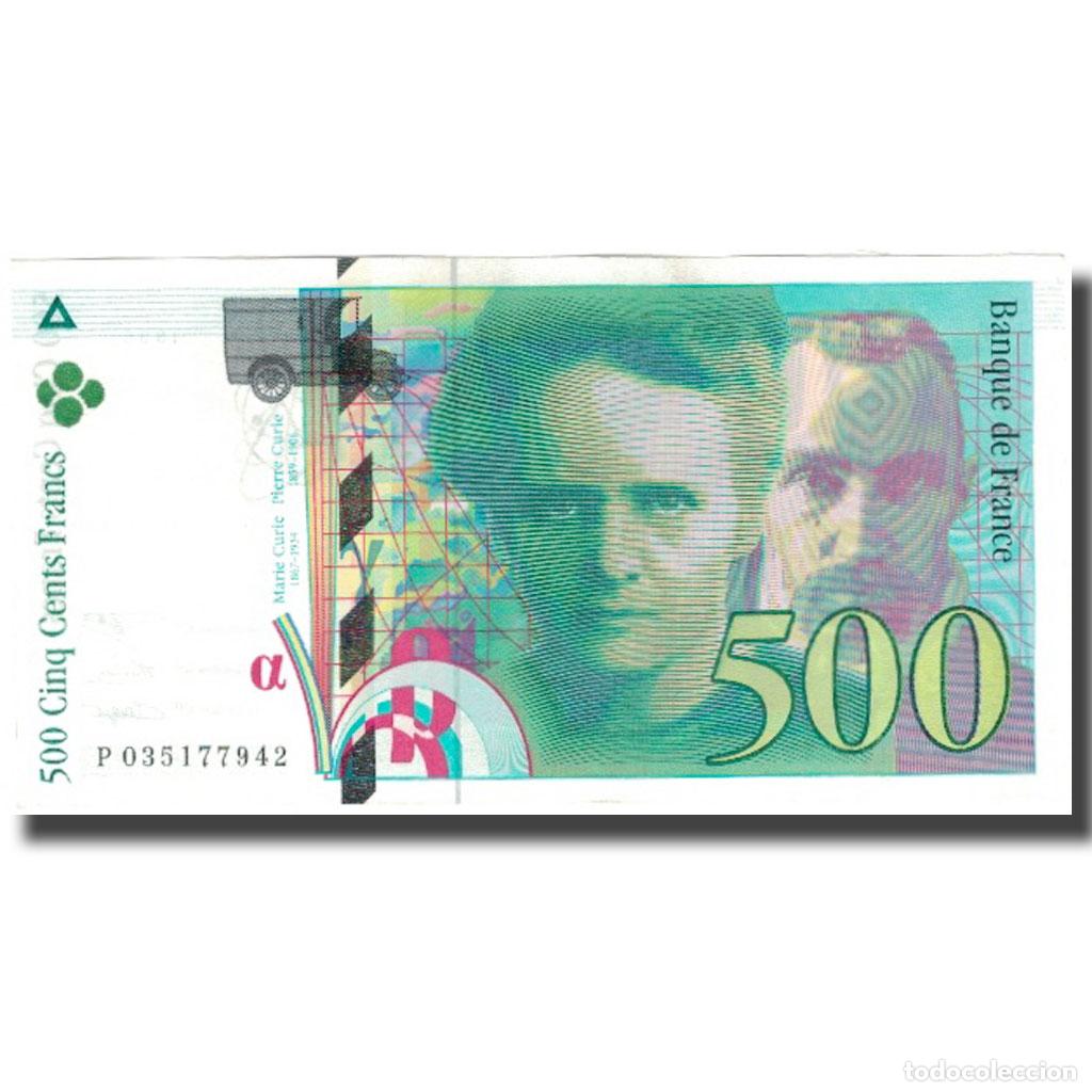 Billetes extranjeros: [#598077] Francia, 500 Francs, Pierre et Marie Curie, 1995, SC, Fayette:76.2, KM:160a
