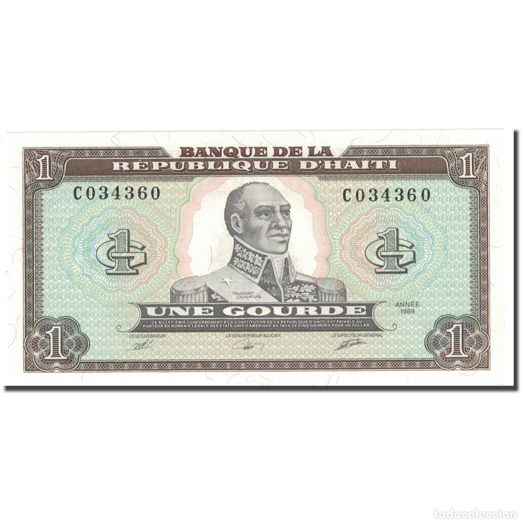 Billetes extranjeros: [#803029] Billete, 1 Gourde, 1989, Hait&iacute;, 1989, KM:253a, UNC