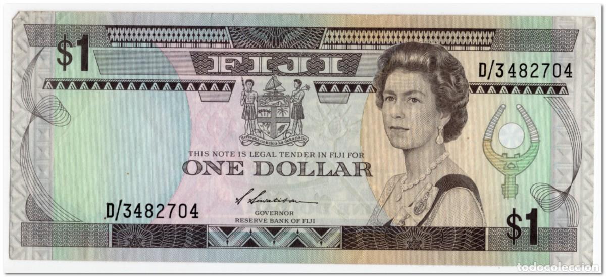 Billetes extranjeros: FIJI,1 DOLLAR,1987,P.86,XF