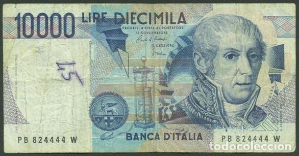 Billetes extranjeros: ITALIA. 10000 lire 3.9. 1984. Firmas: Ciampi - Stevani. Pick 112 a.
