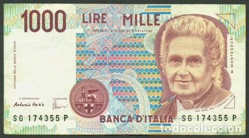 Billetes extranjeros: ITALIA. 1000 lire 1990. Pick 114c.