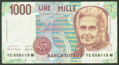 Billetes extranjeros: ITALIA. 1000 lire 1990. Pick 114b.