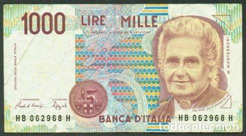 Billetes extranjeros: ITALIA. 1000 lire 1990. Pick 114b.