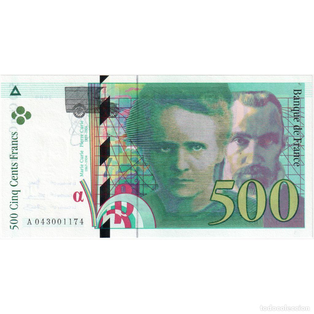 Billetes extranjeros: [#337015] Francia, 500 Francs, Pierre et Marie Curie, 2000, A 043001174, UNC