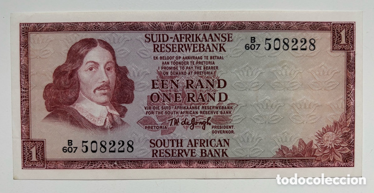 Billetes extranjeros: Billete SUDAFRICA 1 Rand (1973-1975)