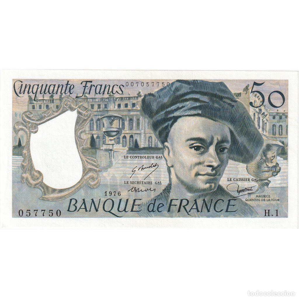 Billetes extranjeros: [#337003] Francia, 50 Francs, Quentin de La Tour, 1976, H.1, UNC