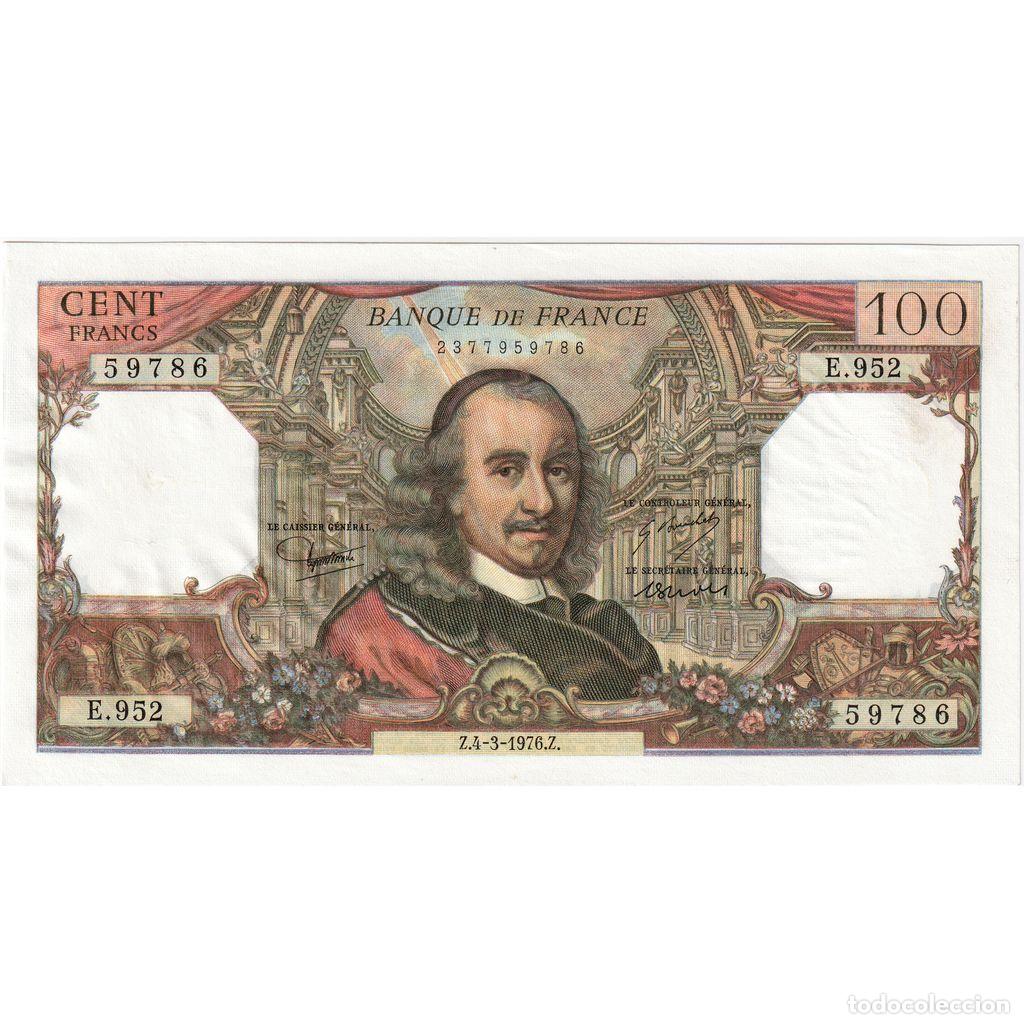 Billetes extranjeros: [#336995] Francia, 100 Francs, Corneille, 1976-03-04, E.952, EBC+