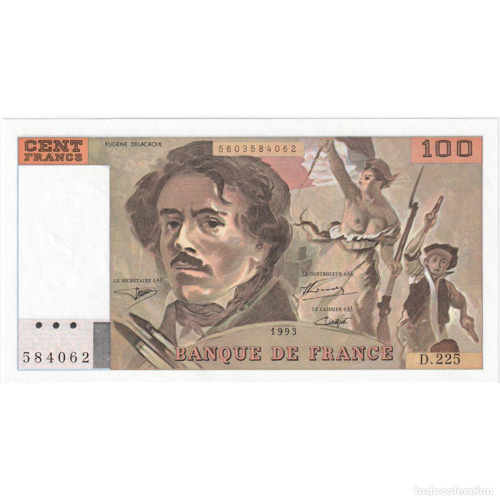 Billetes extranjeros: [#336998] Francia, 100 Francs, Delacroix, 1993, D.225, UNC