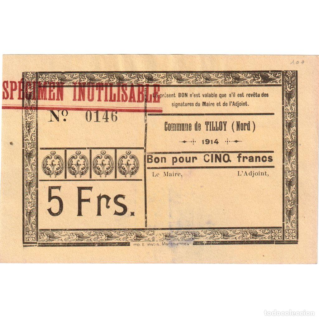 Billetes extranjeros: [#1515379] Francia, 5 Francs, 0146, BC+, Pirot:02-1309