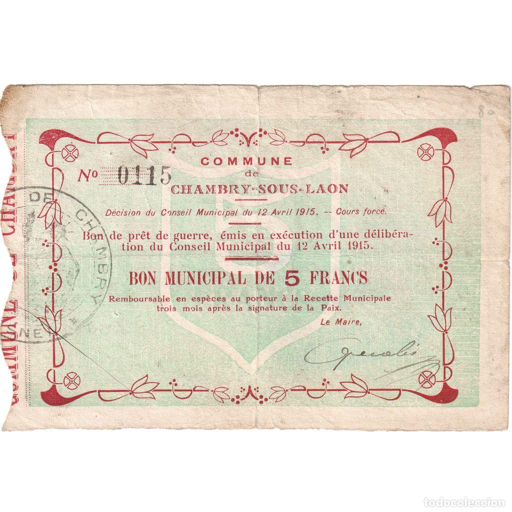 Billetes extranjeros: [#1515394] Francia, 2 Francs, 1915-04-12, 0596, BC, Pirot:02-1309