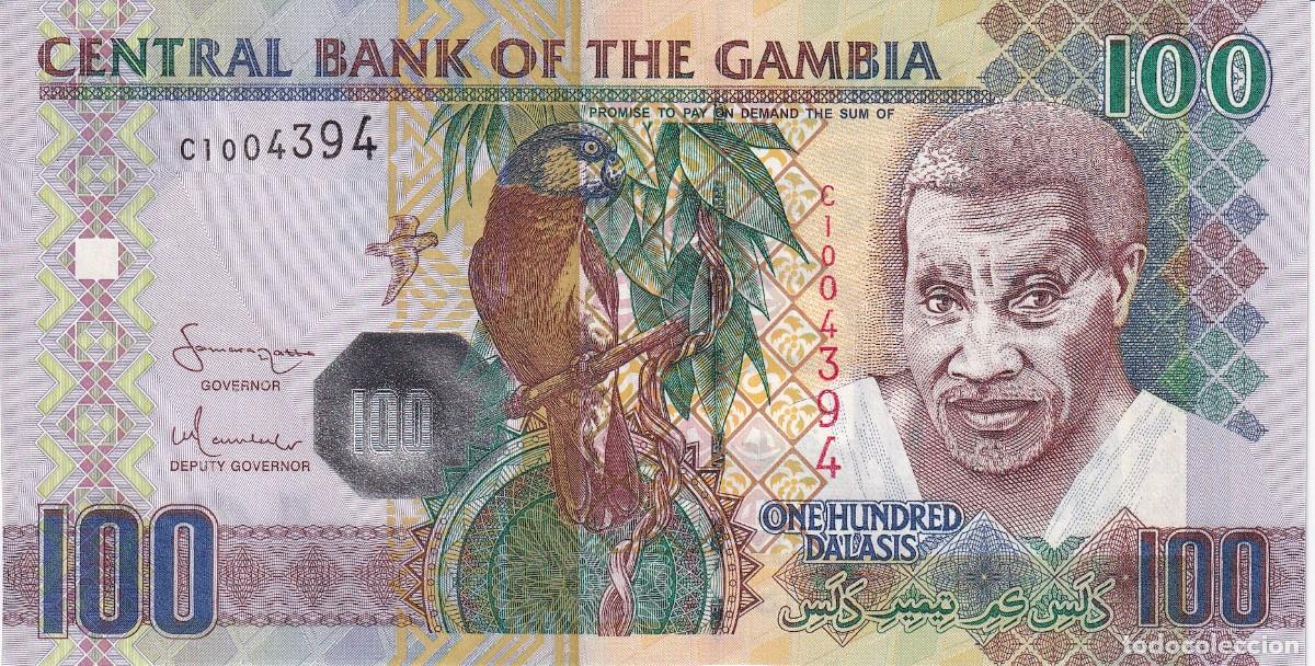 Billetes extranjeros: BILLETE DE GAMBIA DE 100 DALASIS DEL A&Ntilde;O 2013 SIN CIRCULAR (UNC)
