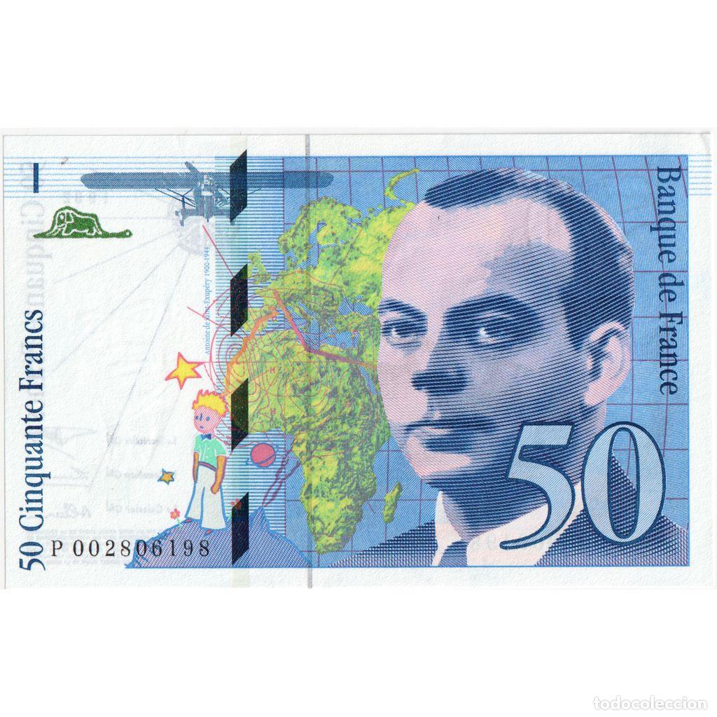 Billetes extranjeros: [#337018] Francia, 50 Francs, St Exup&eacute;ry, 1992, P.002806198, UNC