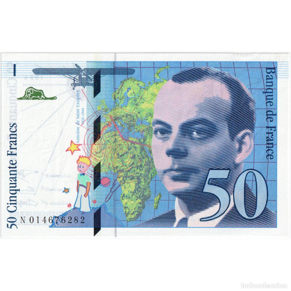 Billetes extranjeros: [#337019] Francia, 50 Francs, St Exup&eacute;ry, 1994, N 014676282, UNC