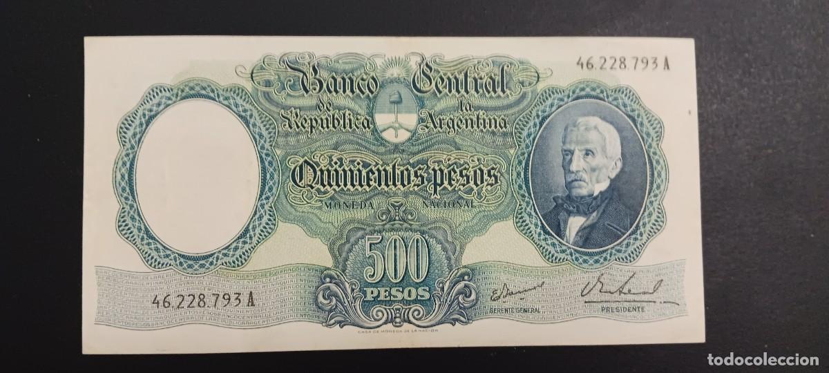 Billetes extranjeros: ARGENTINA 500 PESOS 1964-1969 S/C P=278b