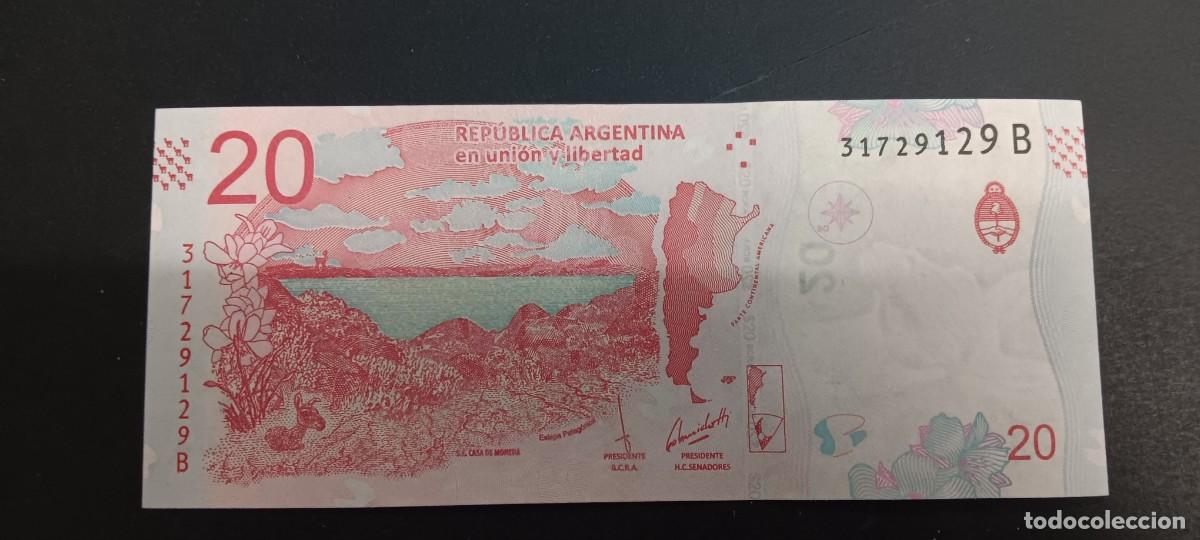 Billetes extranjeros: ARGENTINA 20 PESOS 2017-2018 S/C P=361